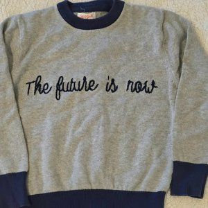 Boys Crew Neck Embroidered Sweater